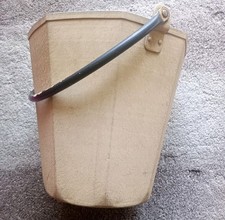 Vintage Galvanised Bucket Old