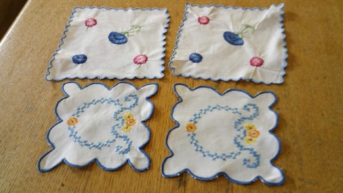Vintage embroidered square - embroidered,