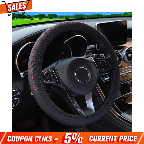 Black diy steering wheel - black,