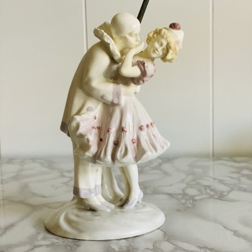 Vintage art deco pierrot - art,