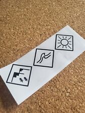 Adventure Mountain Wave Sun Diamond - Camper/Van/Caravan/Car Decal Sticker