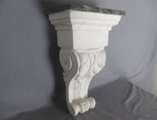 Ornate Plaster Marble Top Wall