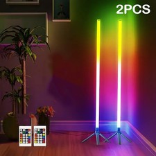 2PCS Tall RGB LED Floor Lights