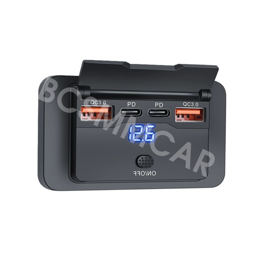 Ports car charger dual pd - ports,