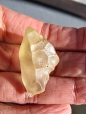 Golden Tektite Crystal Authentic Libyan Desert Glass Healing Natural Genuine 7g
