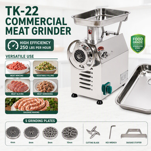 Commercial meat mincer - commercial,