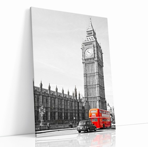 Big ben london - bus, black
