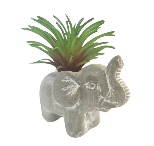 Ceramic elephant succulent - elephant,