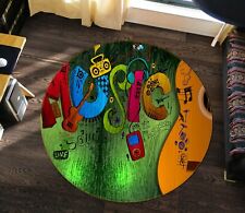 3D Painted Music Guitar