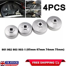 4pcs Remover For Mercedes Benz VW Audi BMW Oil Filter Wrench Socket Cap Tool