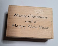 Merry Christmas Wooden Rubber