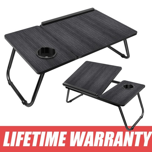 Folding laptop table stand bed - stand,
