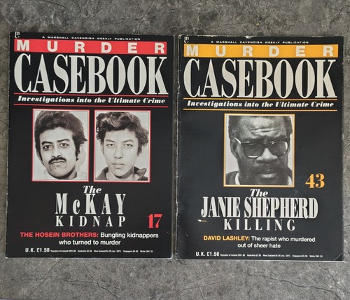 Murder casebook magazine issue - casebook,