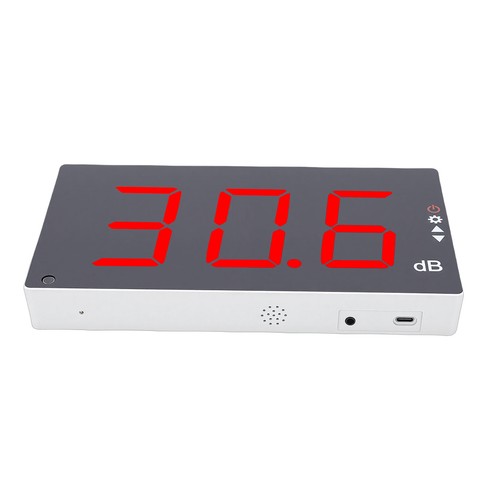 Noise level meter with - meter,