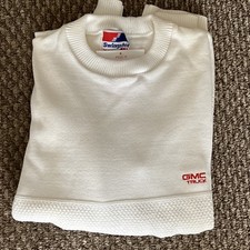 Vintage GMC Truck Swingster XXL Sweater, Made in USA, White with Tags, Employee