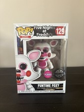 Funko Pop! Games - Five Nights At Freddy's #129 Funtime Foxy Flocked.
