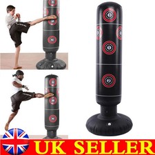 Sport Heavy Duty Free Standing Boxing Punch Bag Kick Adults Kids Kickboxing UK