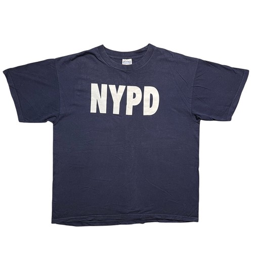Vintage nypd shirt navy - shirt,