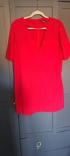 Boohoo Red Dress Size 18