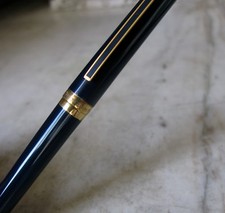 Beautiful Fountain Pen S.T. DUPONT Blue Royal - Vermeil 925 Mount