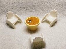 RARE Vintage 1997 Barbie Garden Set ( 3 Chairs + Table )