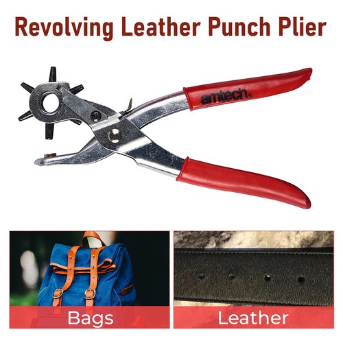 Amtech revolving leather punch - amtech,