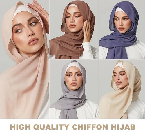 Chiffon hijab scarf - chiffon, hijab/scarf
