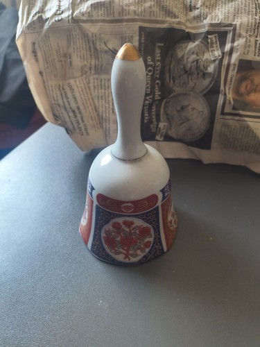 Vintage porcelain bell - vintage,