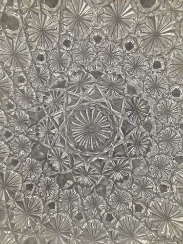 Large vintage pressed glass - large,