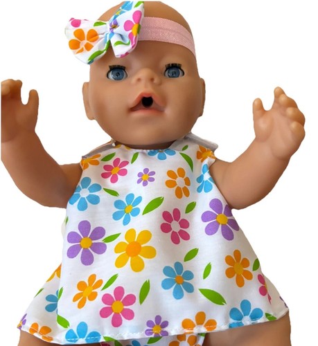 New flowers dolls dress - dolls,