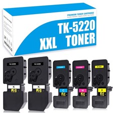 5 Toner Cartridge Compatible Kyocera M5521cdw M5521cdn P5021cdw P5021cdn TK5220