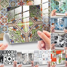 24Pcs Moroccan Style Tile Wall
