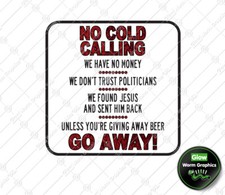 No Cold Calling Window Door