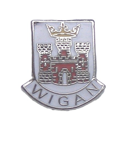 Wigan quality enamel lapel - lapel, pin