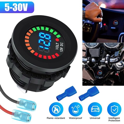 12v led digital voltmeter - 12v,