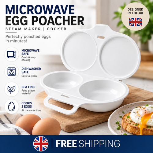 Microwave egg poacher kitchen - egg,