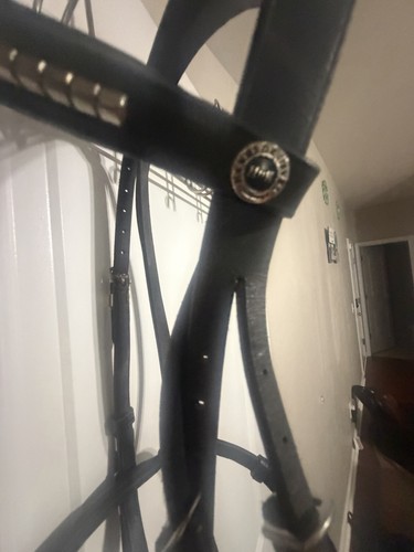Hdr black english bridle - hdr, bling