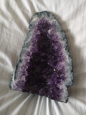 Amethyst crystal cathedral geode