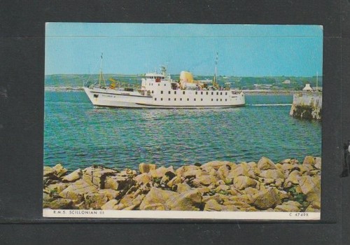 Postcard scillonian iii - postcard-"scillonian, iii"