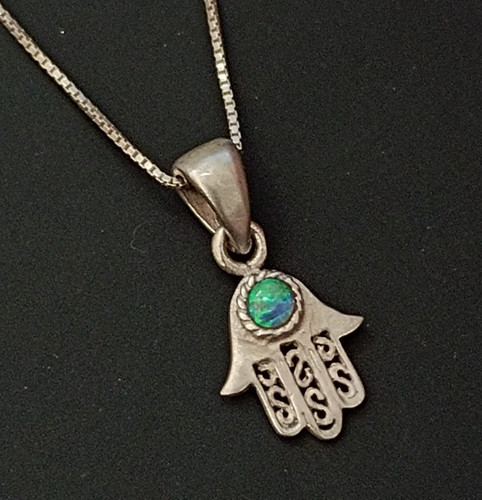 Sterling silver hamsa - sterling,