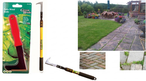 Garden patio slab groove - patio,