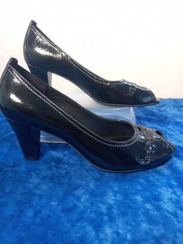 Ecco ladies smart black - smart, patent
