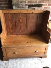 VINTAGE MONKS BENCH. PEW