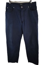 VERSACE Classic V2 Navy Straight Jeans size 34 Mens Casual Outdoors Outerwear