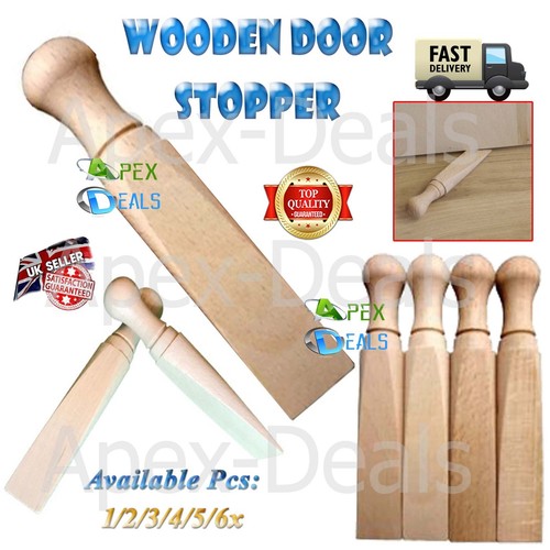 Wooden door stopper - wooden,