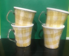 Vintage retro raffia thermo