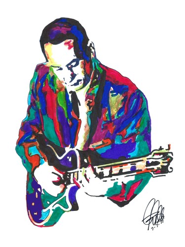 Les paul guitar player - les,