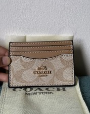 Coach Beige Cardholder. Brand