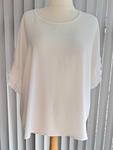 Kurt muller ivory tiered frill - muller,