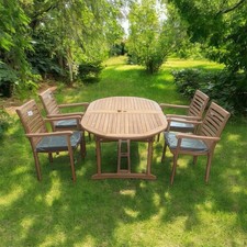 *New STYLE* Brand New Teak Garden Table And 4 Chairs Outdoor patio furniture